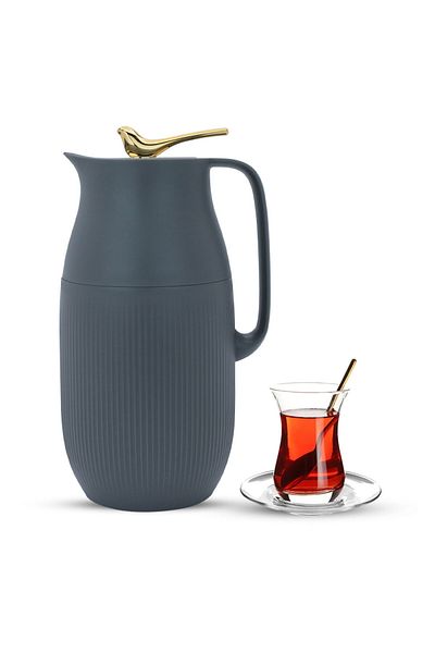 Royal 6 Modern Thermos 1.6 Liter Dark Grey
