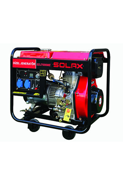 Solax SDJ7000ME Dizel Jeneratör Ipli Marşlı Monofaze 5 Kw