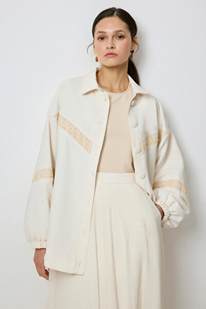 Touché Privé ΜΠΟΥΦΑΝ BOMBER ΜΕ ΔΑΝΤΕΛΕΣ ΡΙΓΕΣ