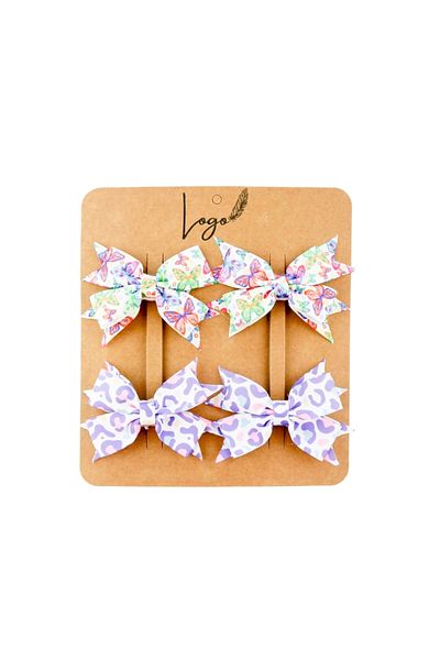 LOGO AKSESUAR Set de 4 catarame - Butterfly Concept Collet