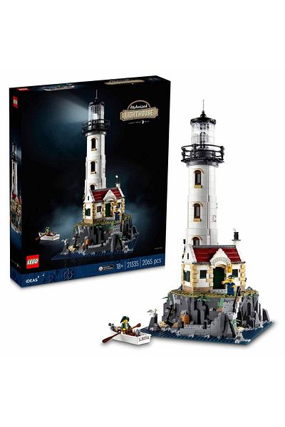 LEGO Ideas Motorised Lighthouse 21335 - Display Model Building to Build for Adults