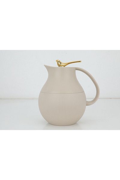 Royal 6 Luxury Thermos 0.95 Liter Light Brown