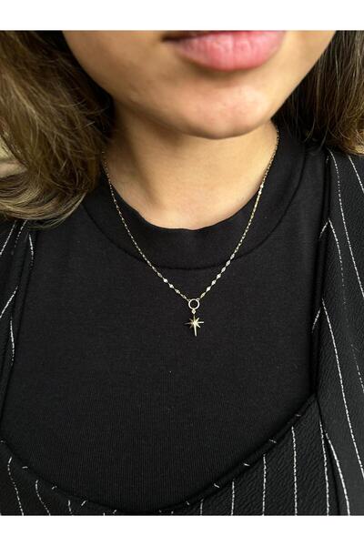 Goldium Jewellery Kelebek Zincir Kutup Yıldızı Kolye Ile Tarzınıza Yön Verin