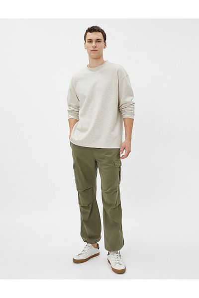 Koton 4WAM70124MK Koton Ανδρικό Sweat GREY