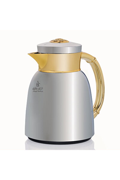 Alsaif Gallery ترمس ياتوق كروم ذهبي سعة 0.35 لتر