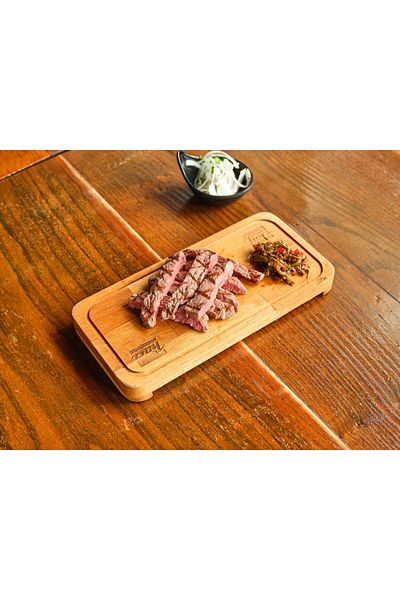 Davi Ahşap Wooden Presentation Plate - Stylish and Multi-Purpose Design