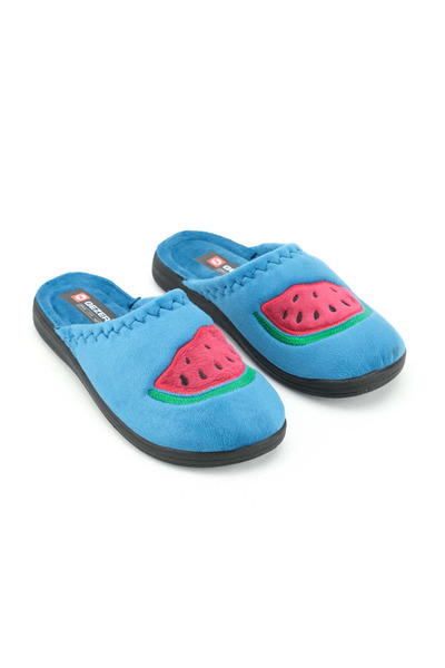 GEZER Four Seasons Watermelon Pattern Women's House Slippers - Winter, Summer, and Autumn Spring