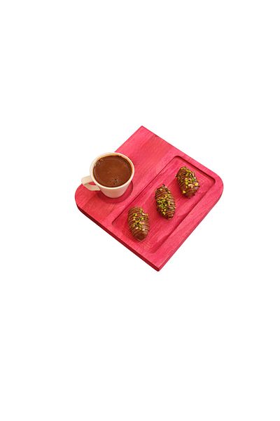 Davi Ahşap Wooden Tea-Coffee Presentation Plate