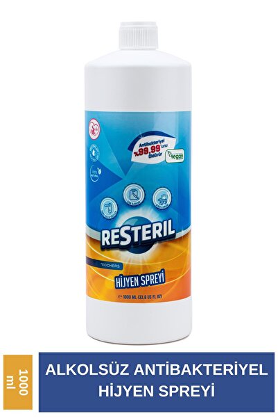 Resteril Tezgah Temzileyici Kesme Tahtası Küf Temizleyici Mutfak Dezenfektan 1L