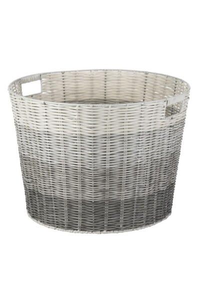 Whitmor Dual Handle Gradient Rattique Laundry Basket
