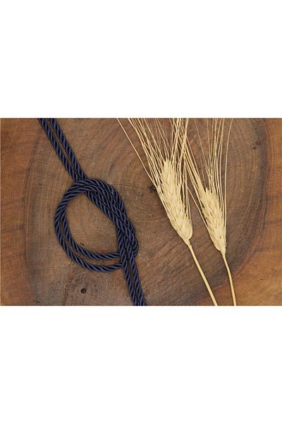 Gül Navy Blue Cord - 3.5 mm - 10 m