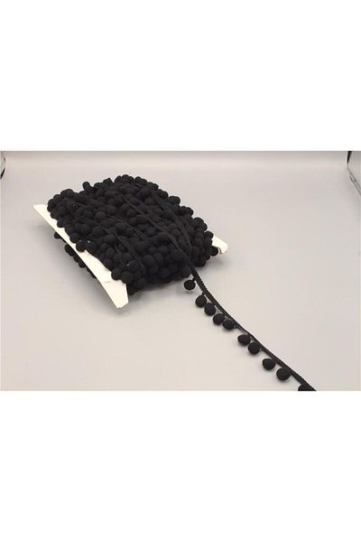 Gül Black Large Pompom - 22 m