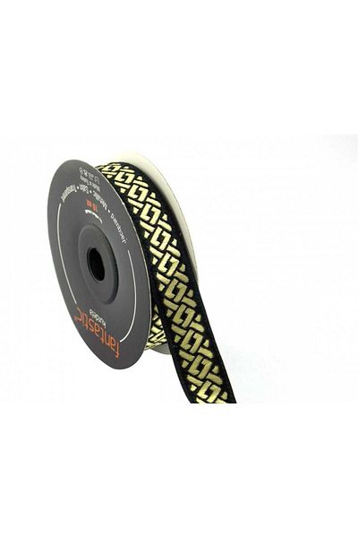 FANTASTIC 16069-Bordür - 10 m Black-Gold