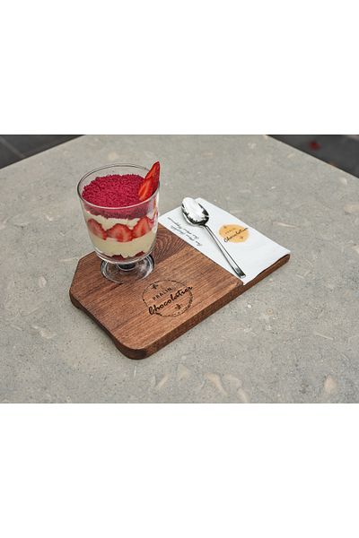 Davi Ahşap Wooden Presentation Plate - Special Design