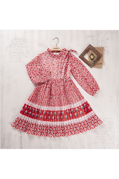Elayza ROCHIE DE SIFFON CU PLISAT FATA