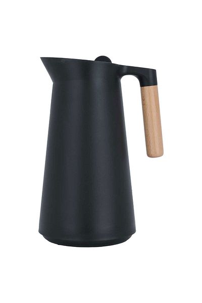 Alsaif Gallery Linda Thermos Black Wooden Handle 1 Liter