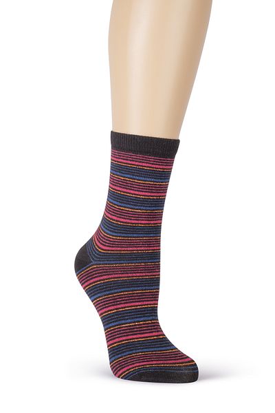 SUWEN Lurex Stripe Socks