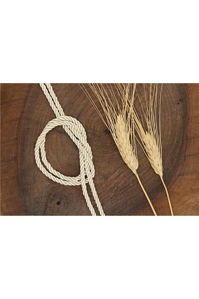 Gül Ecru Cord - 3.5 mm and 10 m