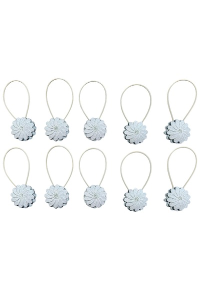 Şahinsoy perde 10 Silver Curtains - Collector with Latch and Magnet