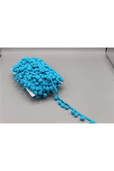 Gül Turquoise Large Pompom - 22 m