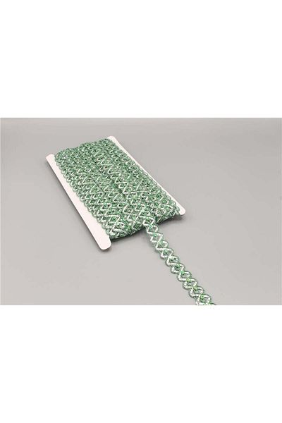 Gül Green Sequin Strip 4405 - 20 m