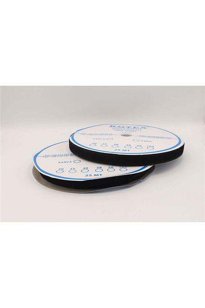 Gül Black Velcro Tape - 2 cm - 25 m