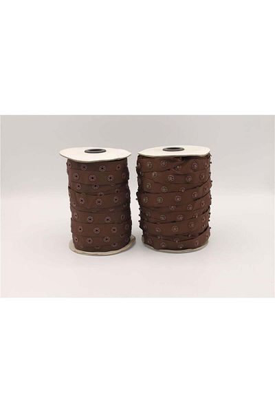 Gül Brown Stripe Snap