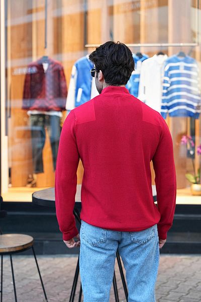 Figo Half Zipper Men's Sweater