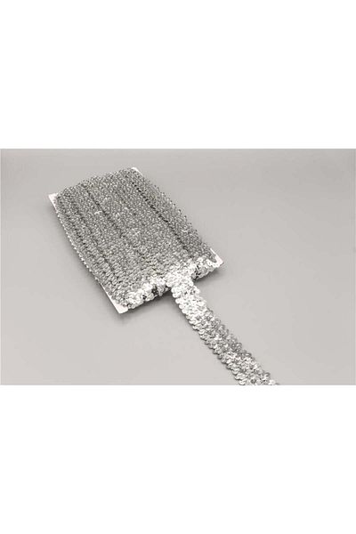 Gül 3 Rows of Washer Strips - 12 m Silver