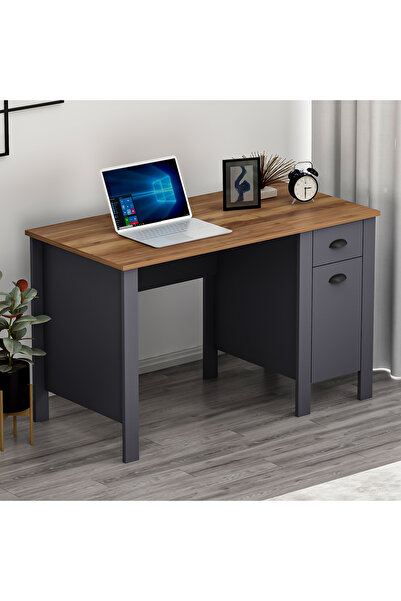 Betroya Optima Çalışma Masası - Antrasit / Ceviz