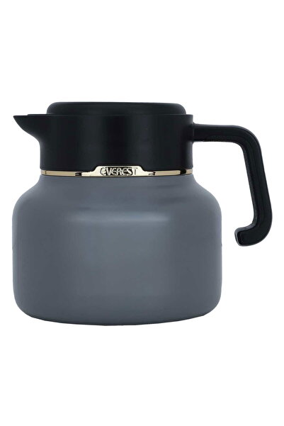 Everest Sarah Thermos Dark Gray With Black Handle 1 Liter