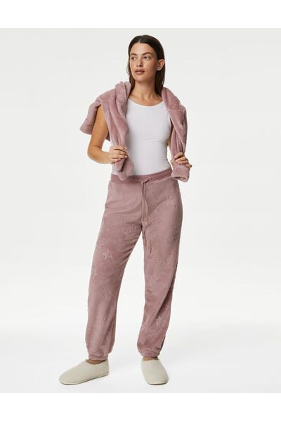 Marks & Spencer Yıldız Desenli Polar Jogger Pijama Altı