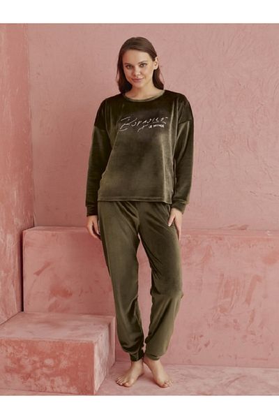 CALİA Set pijama damă din catifea NOUL SEZON