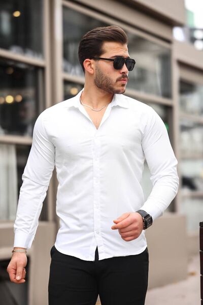 eBaa fashıon DAMAT MODEL BASİC GÖMLEK