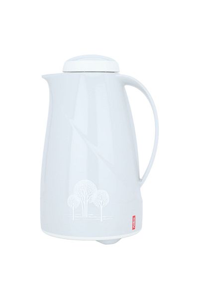 Helios German Thermos, Light Gray, Tree Pattern, 1.5 Liters
