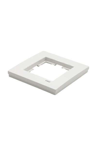 VİKO Karre Beyaz Tekli Çerçeve (90960200) 10'lu Paket
