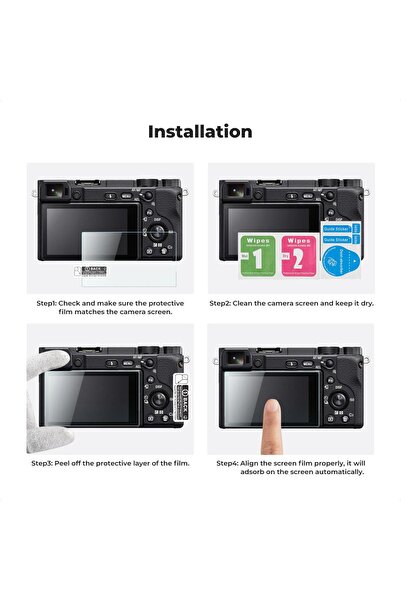 K&F CONCEPT K&F  Sony ZV-E1, A7 IV, A6700, A7CII,  Ekran Koruyucu. 3 lü paket...