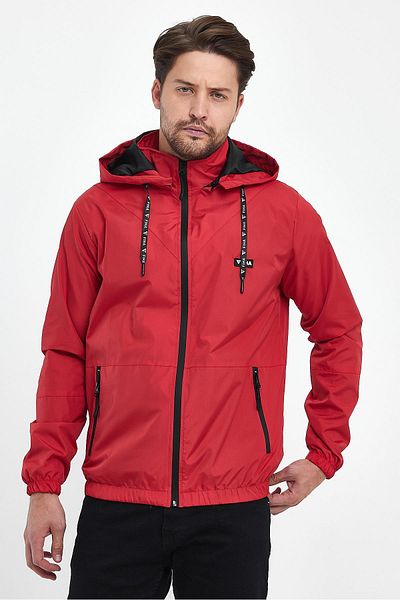 FİHA Red Raincoat for Men Model /9088