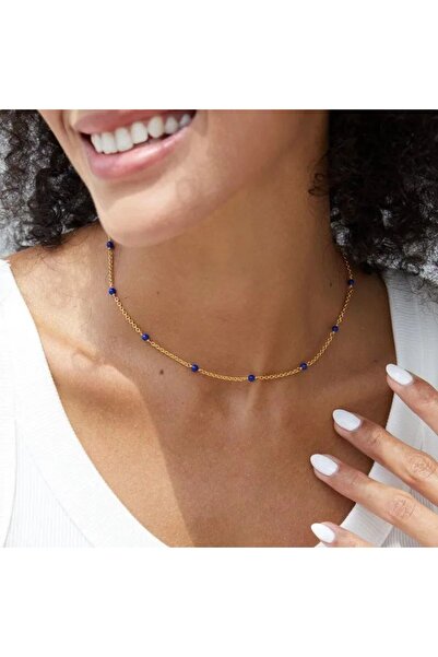 MODAELMAS1 ارتقِ بأسلوبك مع قلادة نسائية أنيقة من الخرز المتسلسل