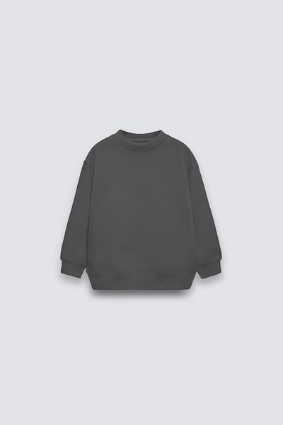 The Champ Clothing Smoked Children's Crew Neck Basic Fleece αθλητική φόρμα με ελαστική μέση και πόδι