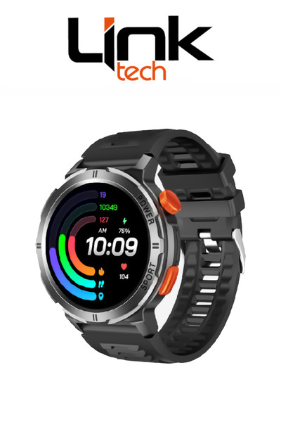 Linktech S93 Premium LT Watch 46mm Süper Amoled IP68 Suya Dayanıklı Akıllı Saat