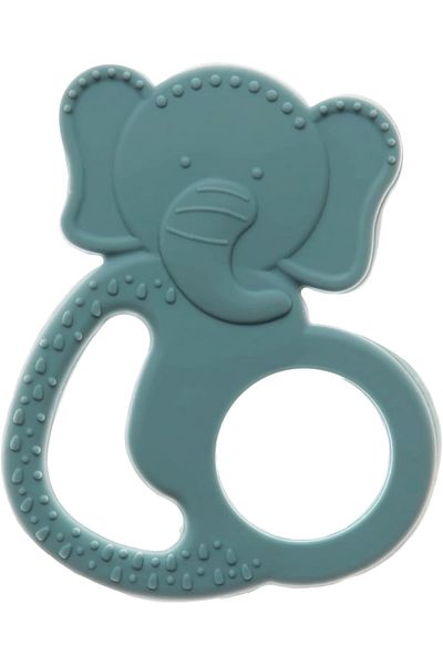 Babyjem عضاضة سيليكون على شكل فيل - خالية من مادة BPA