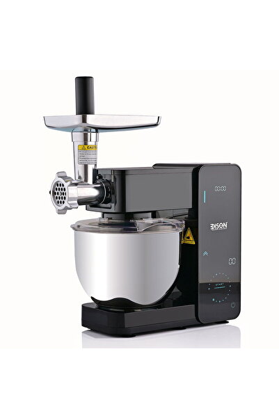 Edison Edison Electric Mixer, 1000 Watts, 6 Liters, 18 Speeds, Digital Display, SM40110 - Black