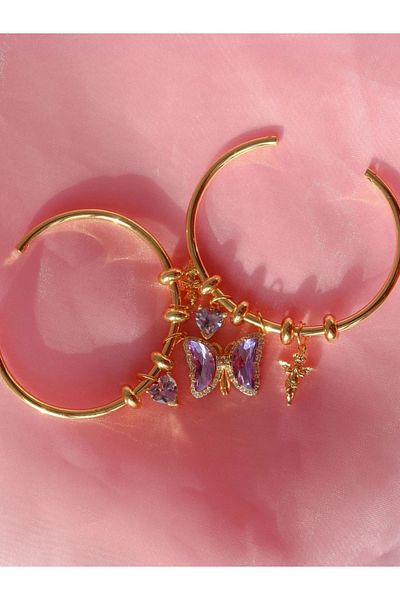 Reorah Collection Magnetic Butterfly Heart Angel Dating Bracelet