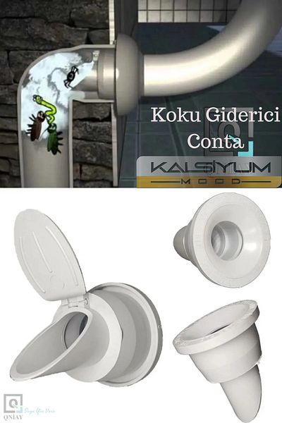 Kalsiyum Mood (Set of 4) Sink Deodorizer Sink Drain Adapter Gasket 2Pcs. + 2 Filtered Intermediate Faucet