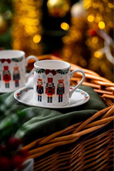 ACAR Christmas Lead Soldier 2 Person Turkish Coffee Cup