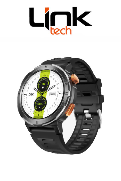 Linktech S93 Premium LT Watch 46mm Süper Amoled IP68 Suya Dayanıklı Akıllı Saat