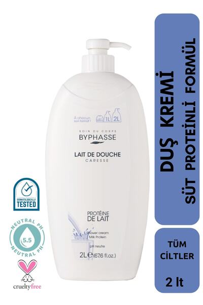 BYPHASSE Caresse Süt Proteini Özlü Duş Kremi 2000ml