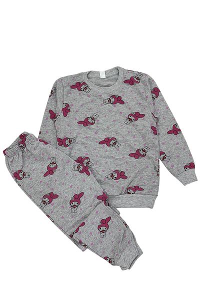 Free Beka Girl's Patterned Pajamas Set Seasonal and Comfortable Fabric Printed Pajamas