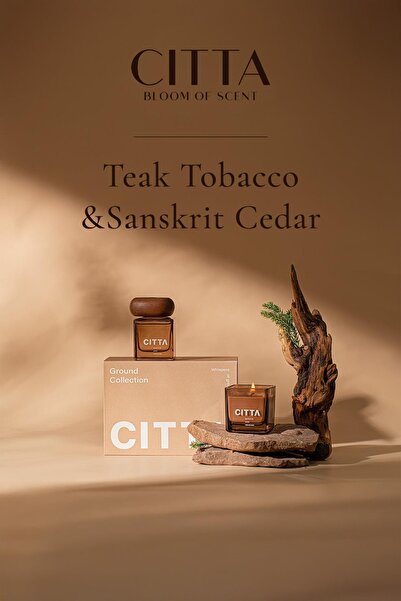 CITTA Bloom of Scent | Ground Serisi | 2'li Hediye Seti Oda Kokusu ve Mum | 1...